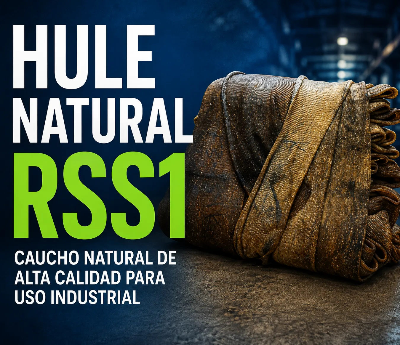 Hule Natural RSS1 Laminado Tipo RSS1