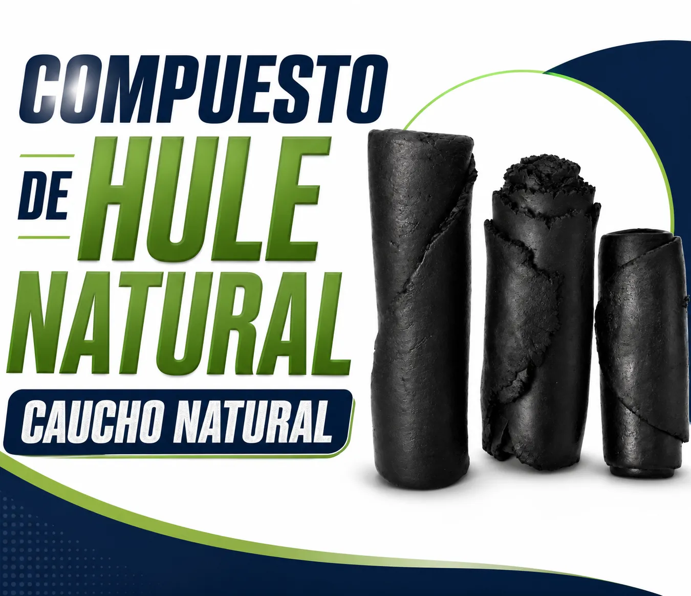 Compuesto de Hule Natural para Fabricación de Piezas