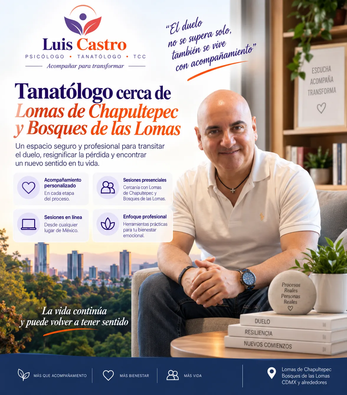 Tanatólogo cerca de Lomas de Chapultepec y Bosques de las Lomas