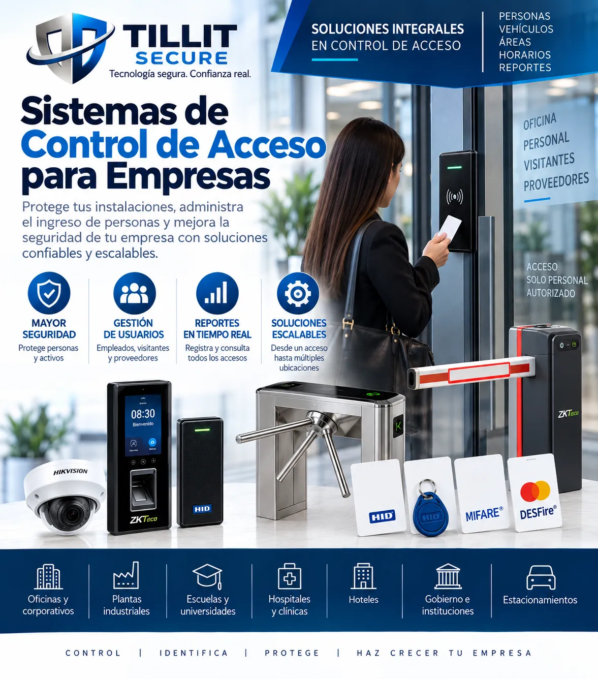 Sistemas de control de acceso para empresas