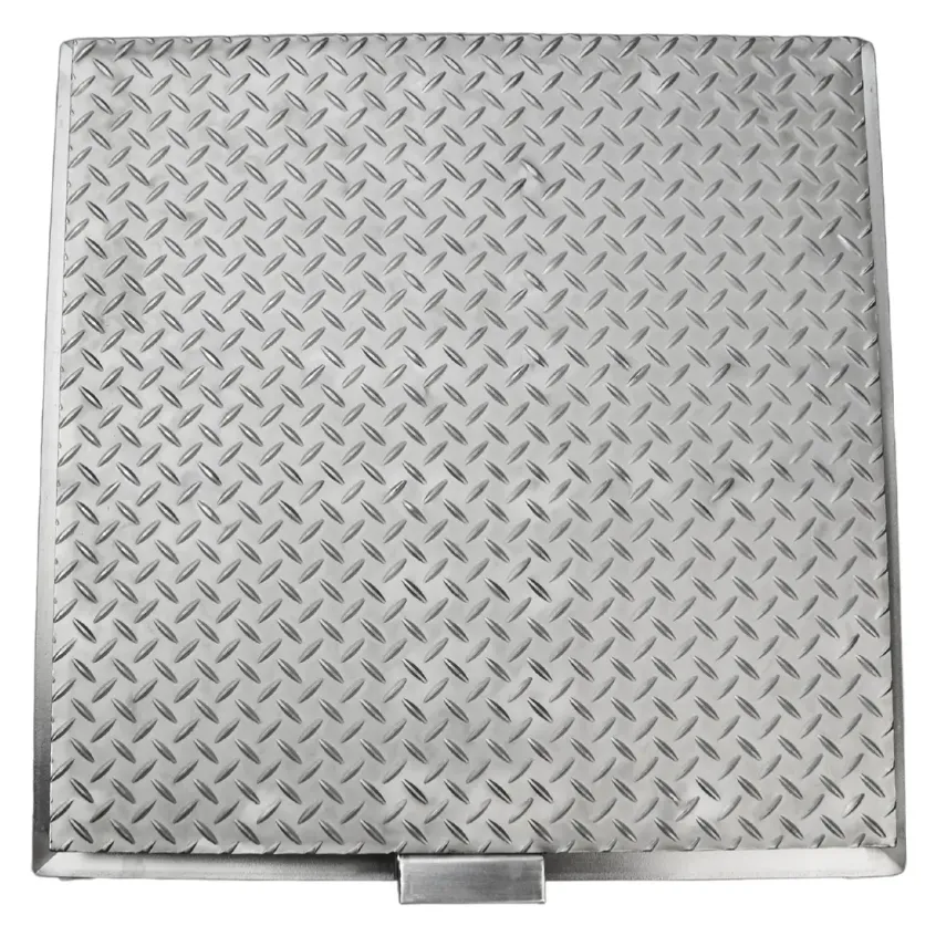 Tapa de cisterna de acero inoxidable para paso vehicular 50x60 CMPIMEX