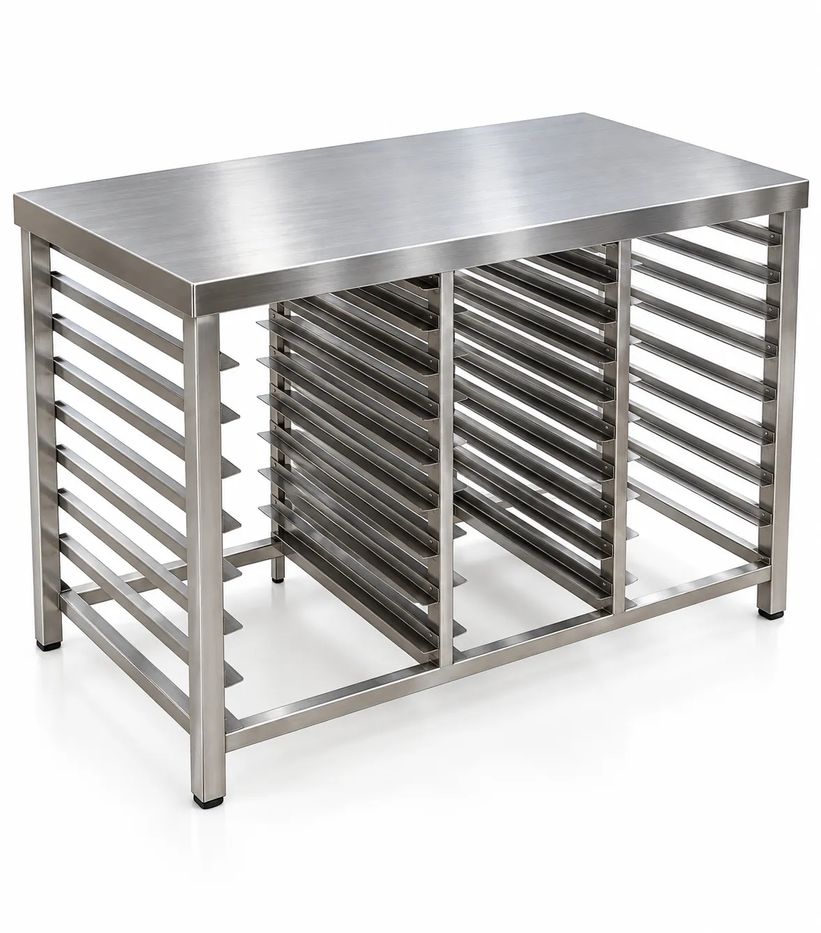 Mesa de Acero Inoxidable con Espiguero BOKRE
