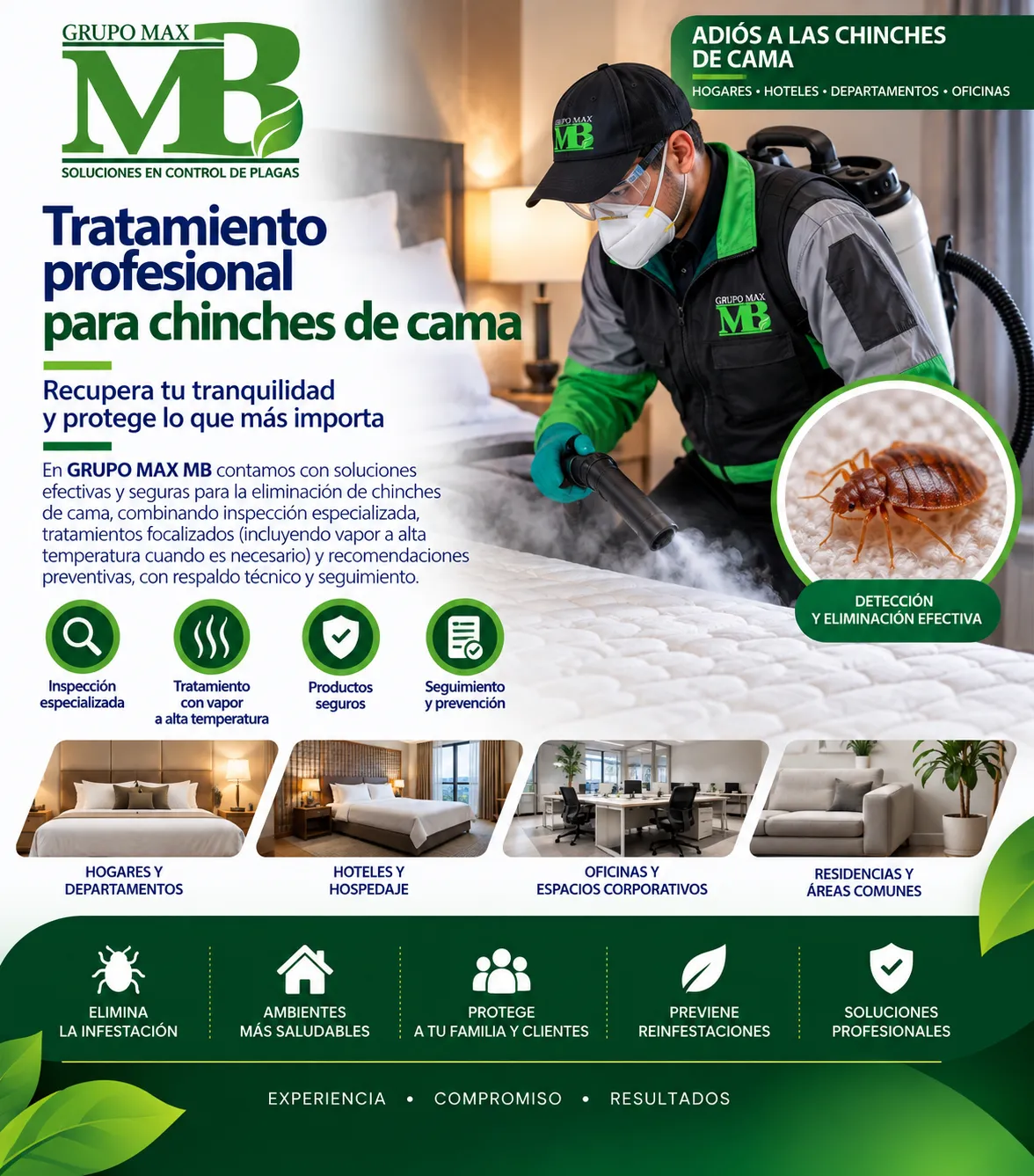 Tratamiento Profesional para Chinches de Cama