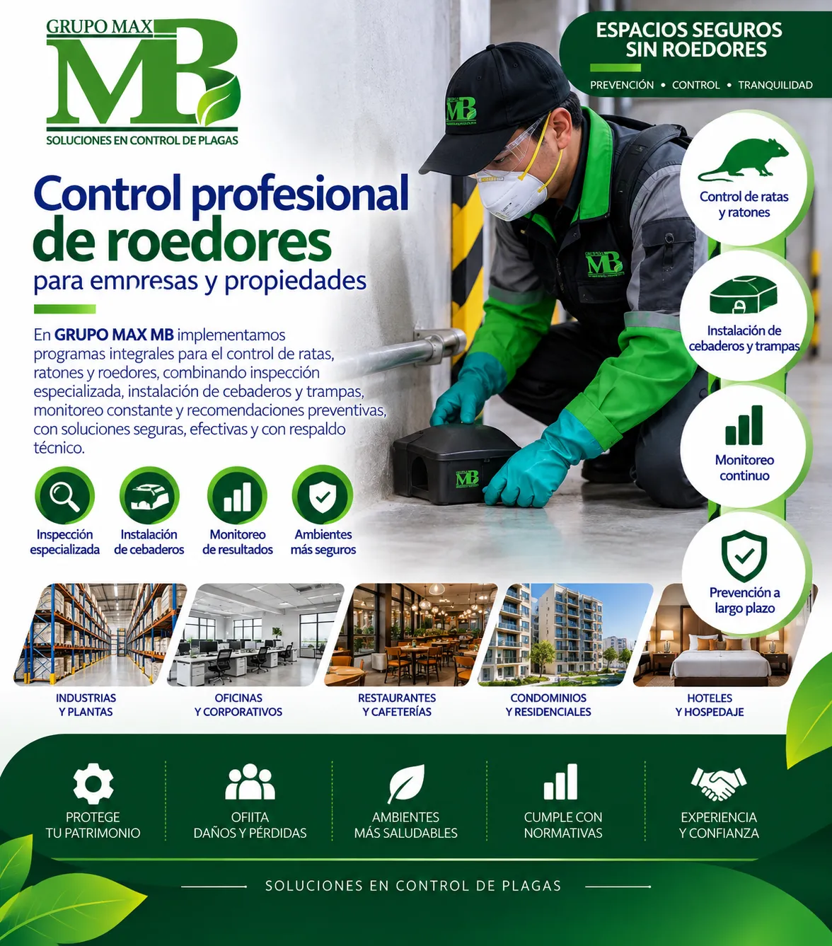 Control Profesional de Roedores para Empresas y Propiedades