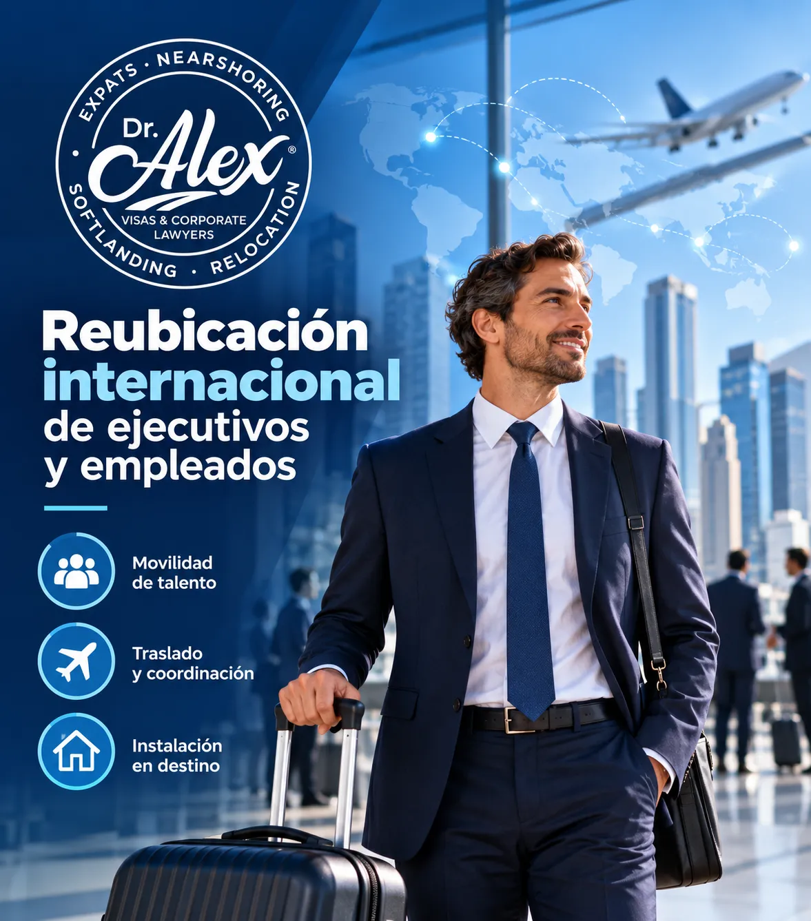 Reubicación de ejecutivos y empleados internacionales