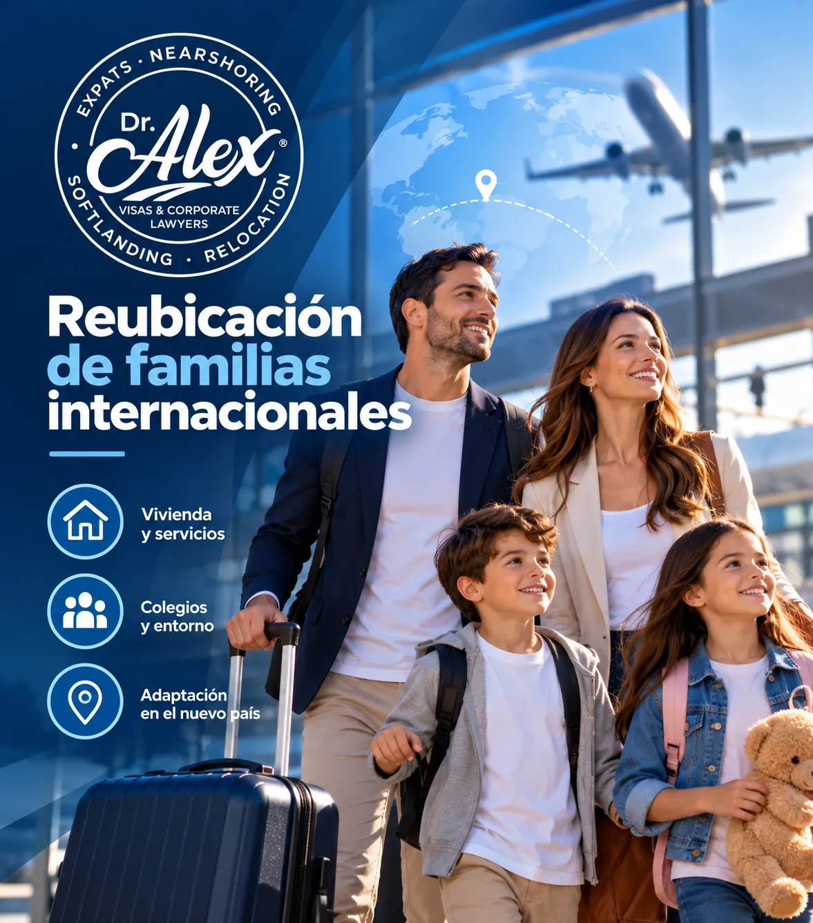 Reubicación de familias internacionales