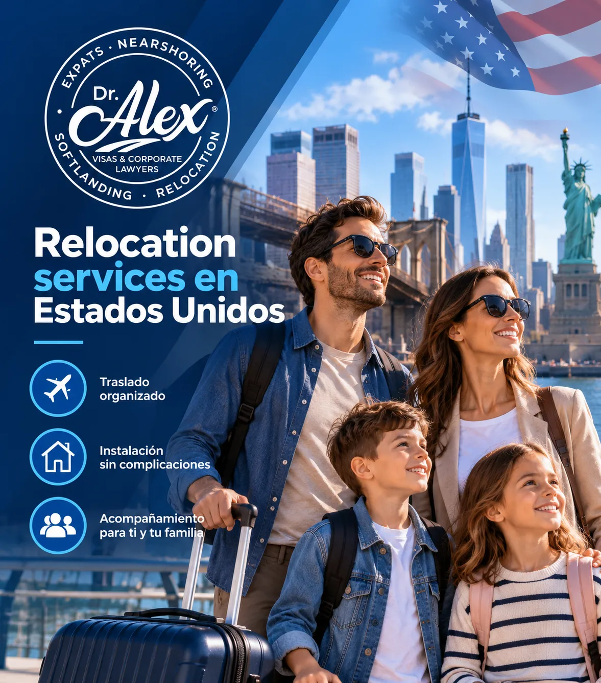 Relocation services para establecerse en Estados Unidos