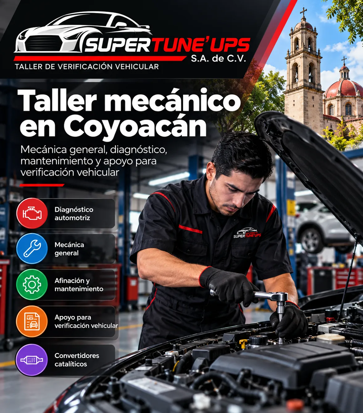 Taller mecánico en Coyoacán SÚPER TUNE UPS