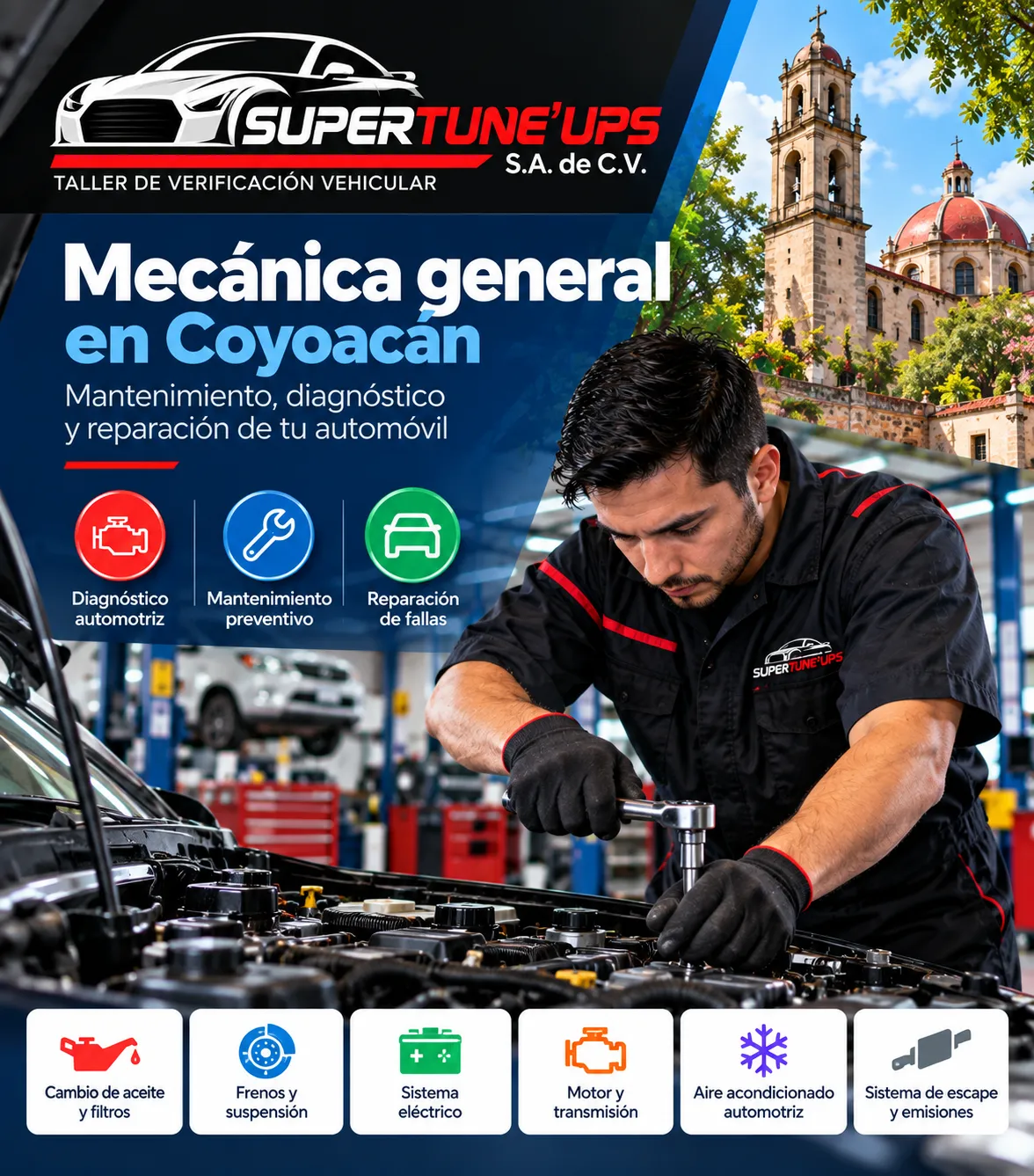 Mecánica general en Coyoacán SÚPER TUNE UPS