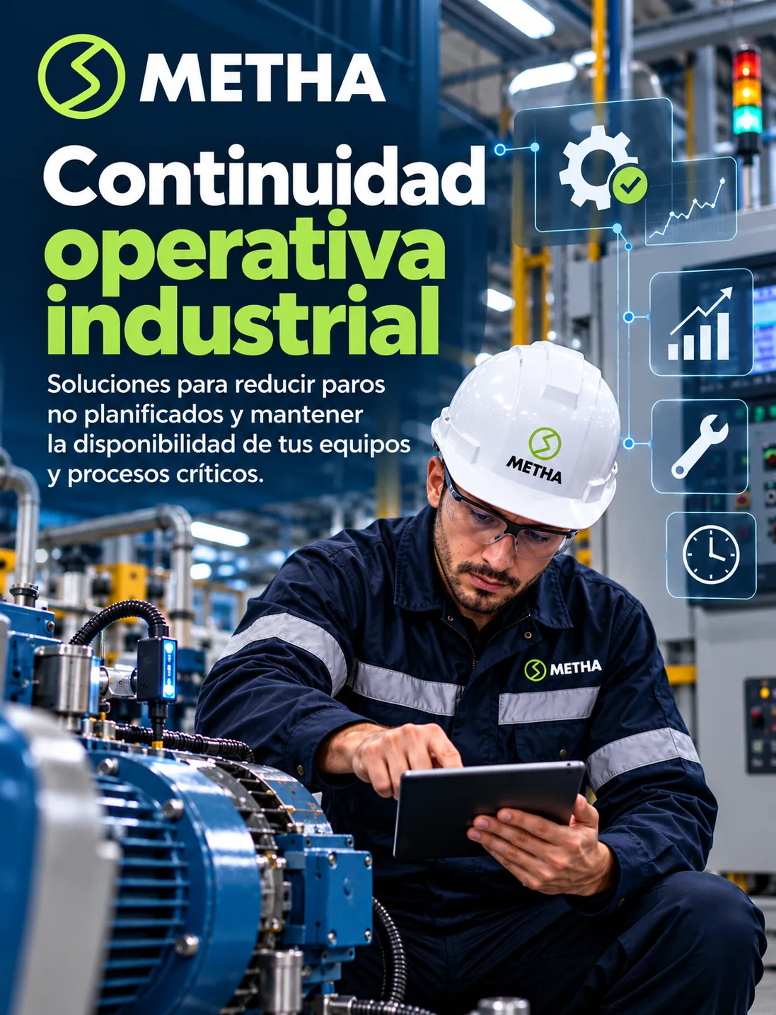 Continuidad operativa industrial METHA GROUP