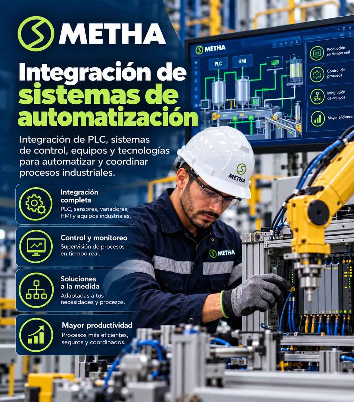 Integración de sistemas de automatización METHA GROUP