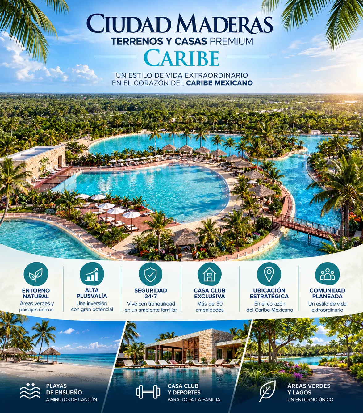 Desarrollo Ciudad Maderas Cancún