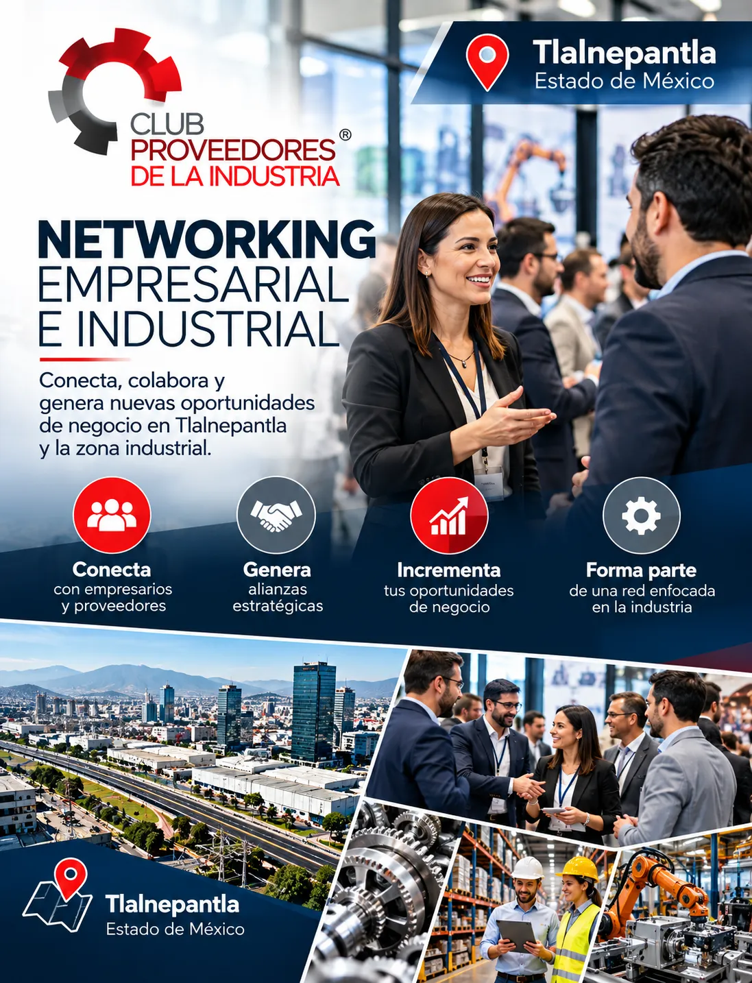 Networking industrial en Tlalnepantla, Estado de México