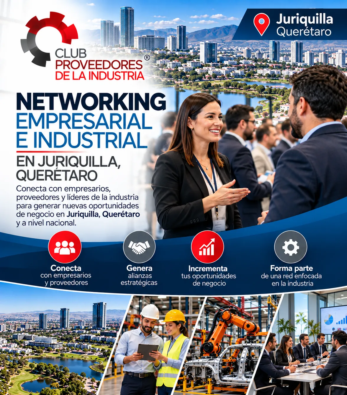 Networking industrial en Juriquilla, Querétaro