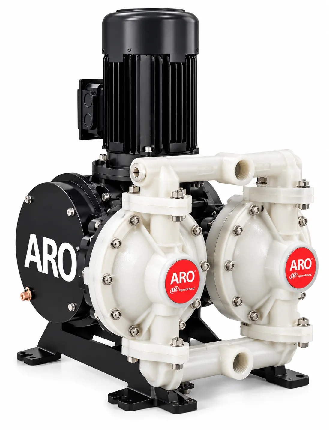 Bomba eléctrica de doble diafragma ARO EVO 210 no metálica de 1 pulgada