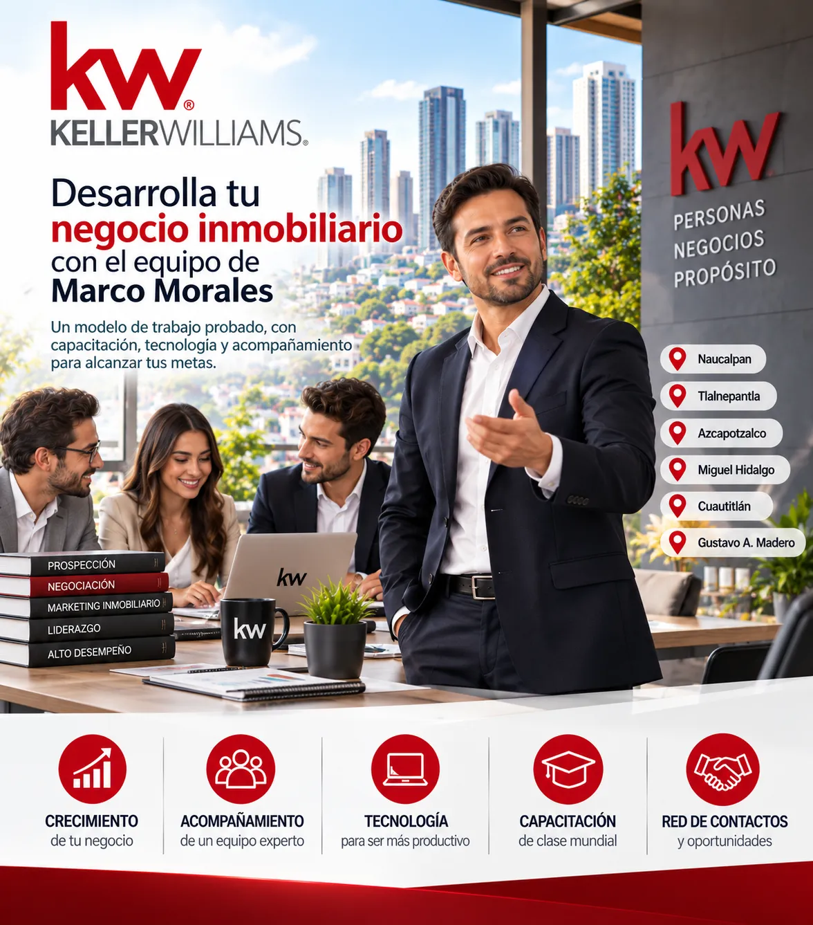 Desarrolla tu negocio inmobiliario con Marco Morales
