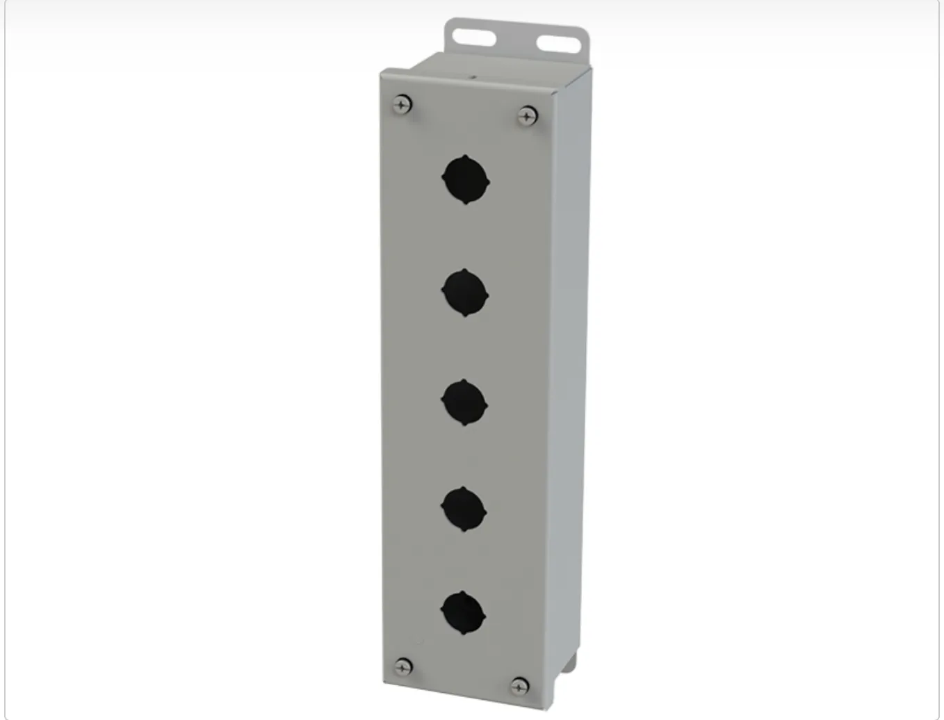 SCE-5PBI PB Enclosure de Saginaw Control vista frontal