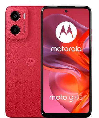 Motorola G05 Rojo 4+128GB Versión MX: Potencia y Diseño al por Mayor