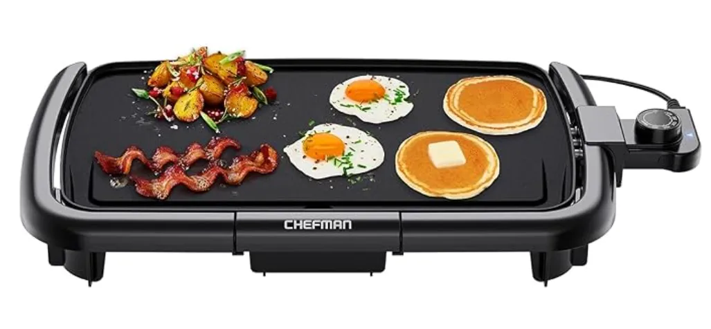 PlanchaMaster DualHeat 2 Quemadores - Parrilla Eléctrica Antiadherente | Teza Mayoreo