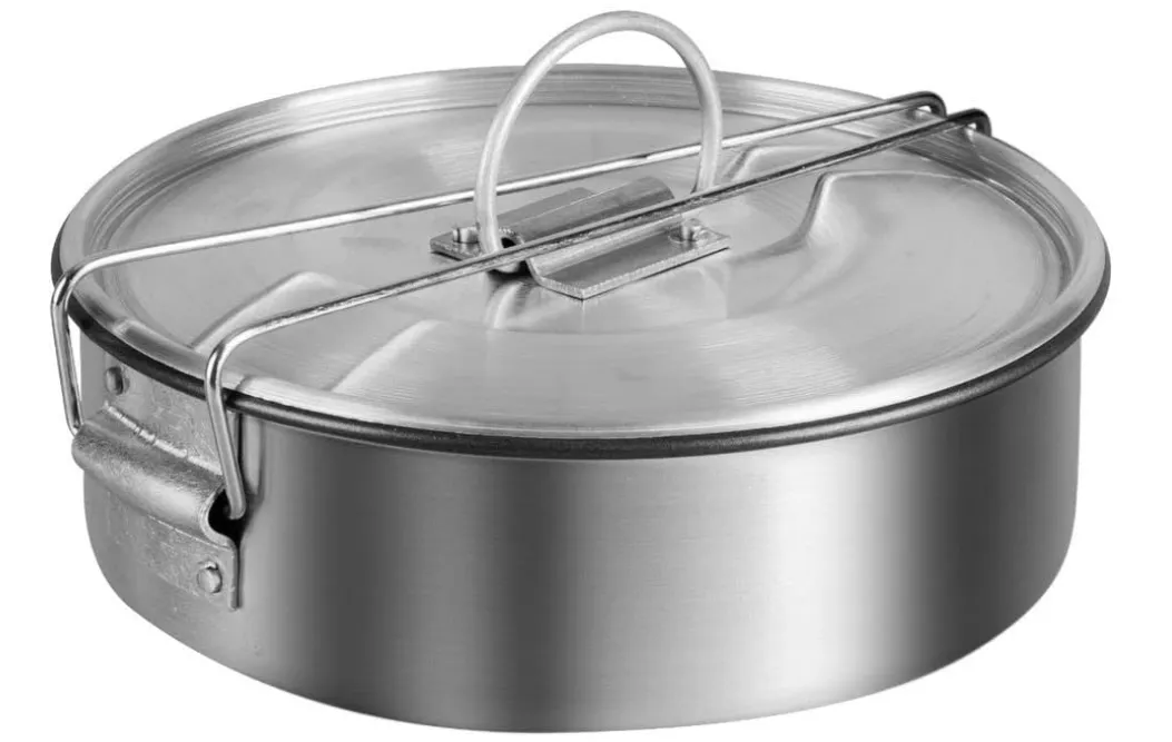 Ekco Flanera con Tapa de Aluminio Antiadherente 18 cm vista lateral