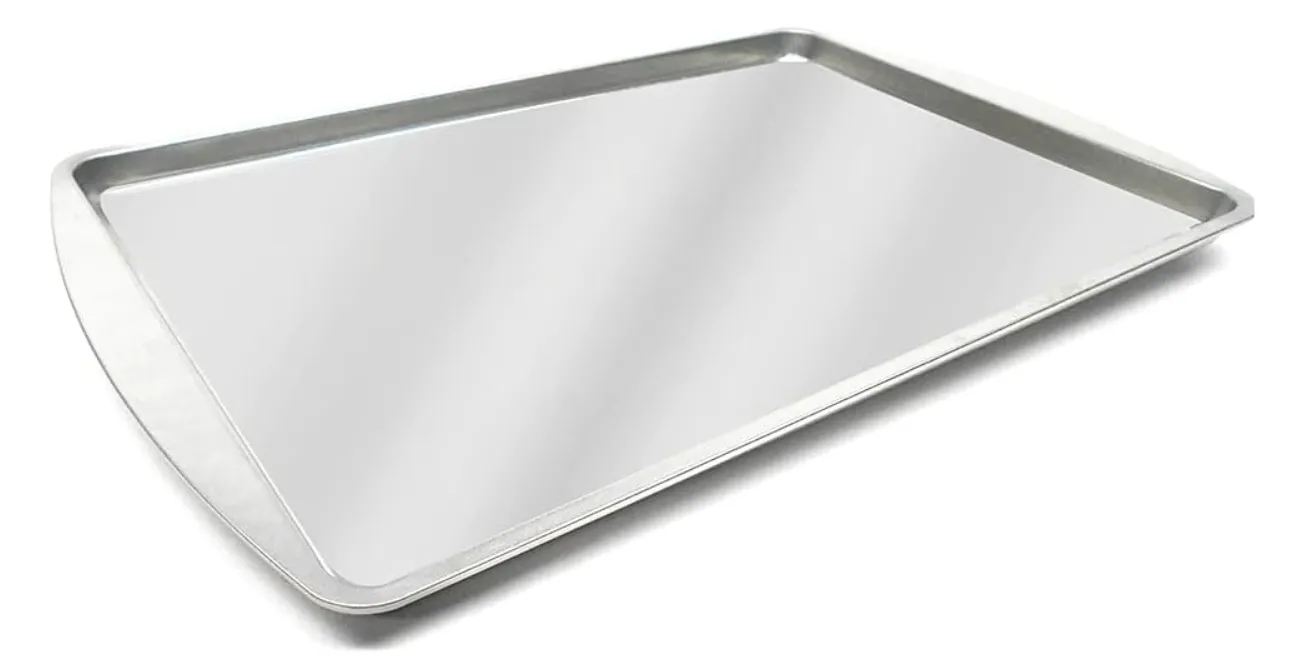 Deleite Charola Rectangular para Galletas de Acero Estañado EKCO vista superior de la charola